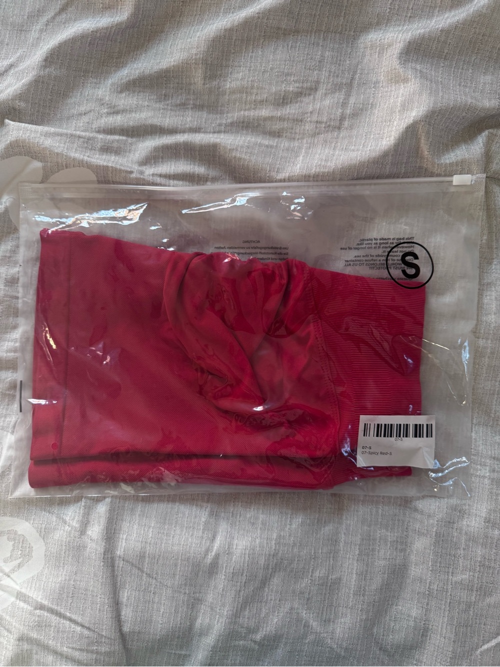 Hot Red Active Shorts- Size S